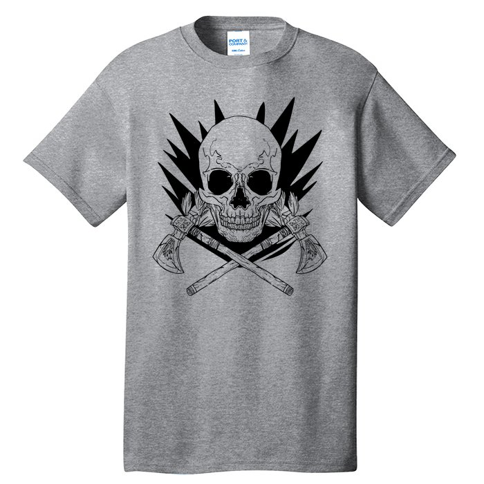 Skull Axe Vintage Tall T-Shirt