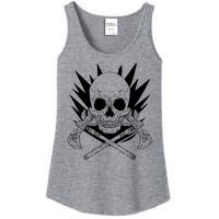 Skull Axe Vintage Ladies Essential Tank