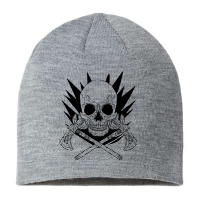 Skull Axe Vintage Sustainable Beanie