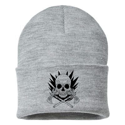 Skull Axe Vintage Sustainable Knit Beanie