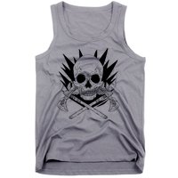 Skull Axe Vintage Tank Top