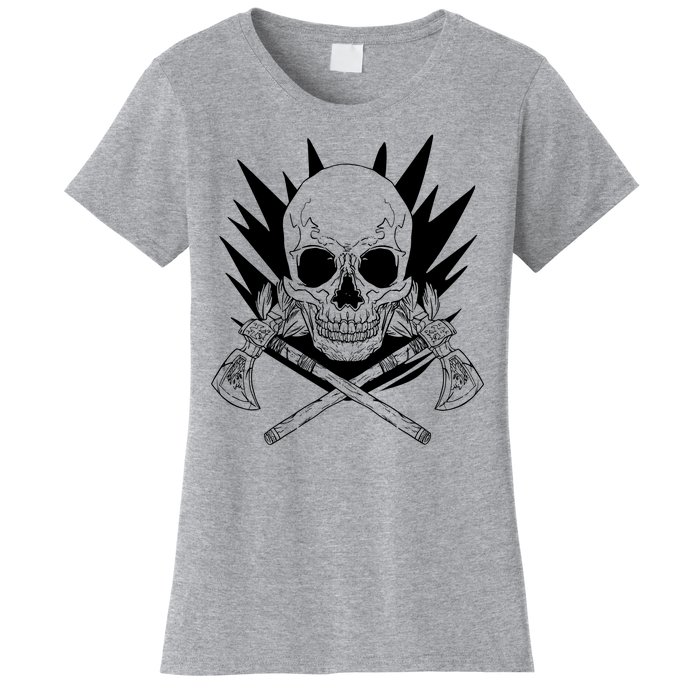 Skull Axe Vintage Women's T-Shirt