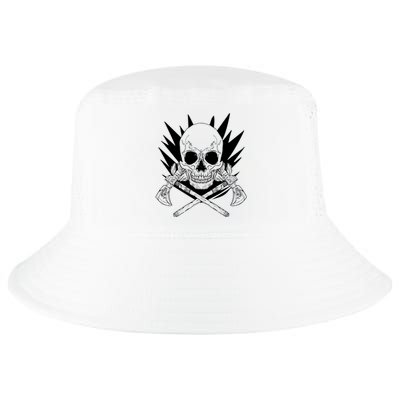 Skull Axe Vintage Cool Comfort Performance Bucket Hat