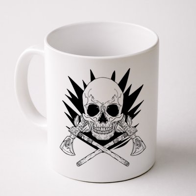 Skull Axe Vintage Mug