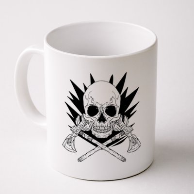 Skull Axe Vintage Coffee Mug