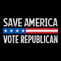 Save America Vote Republican Retro Style Cooling Performance Crew T-Shirt