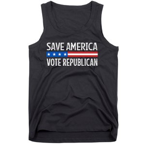 Save America Vote Republican Retro Style Tank Top