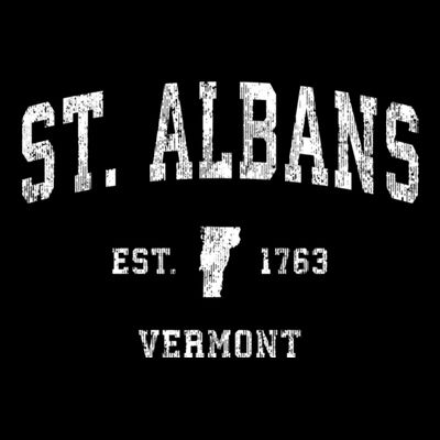 St. Albans Vermont Vt Vintage Athletic Sports T-Shirt