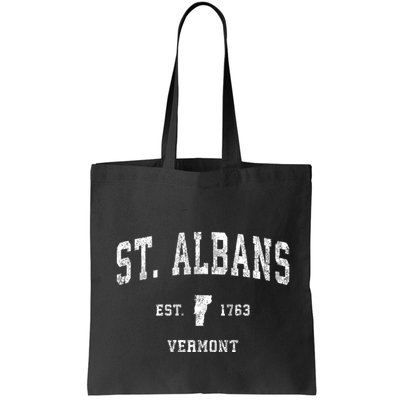 St. Albans Vermont Vt Vintage Athletic Sports Bag