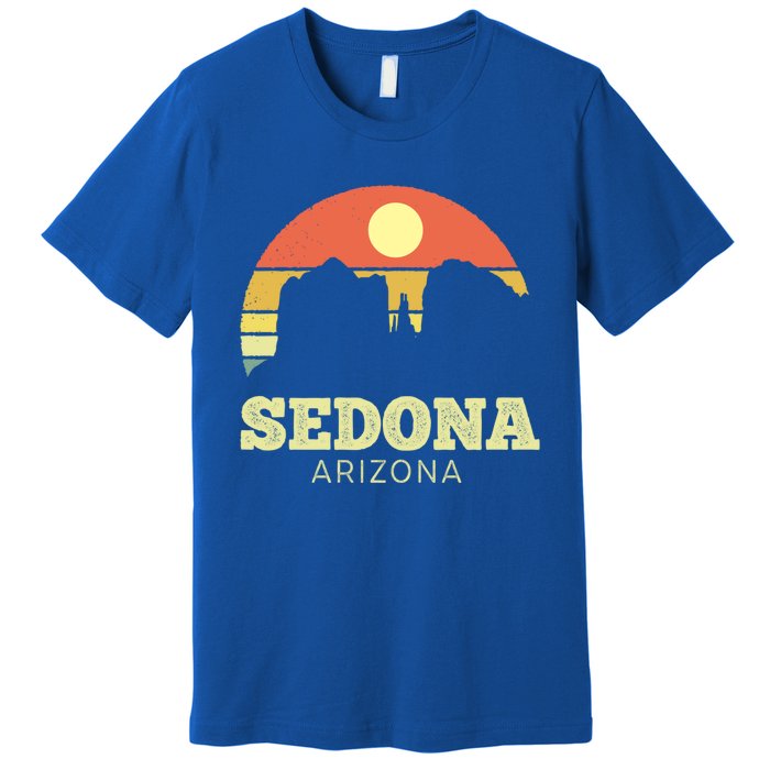 Sedona Arizona Vintage Sunset Adventure Outdoors Life Gift Premium T-Shirt