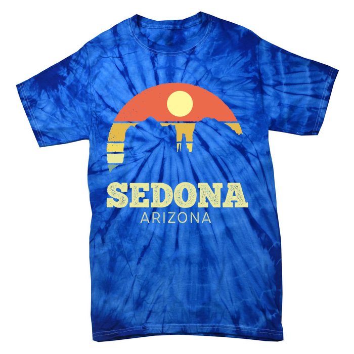 Sedona Arizona Vintage Sunset Adventure Outdoors Life Gift Tie-Dye T-Shirt