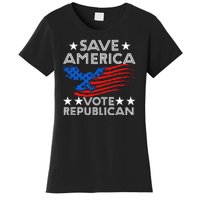 Save America Vote Republican Proud Conservative American Women's T-Shirt