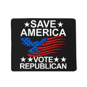 Save America Vote Republican Proud Conservative American Mousepad