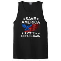 Save America Vote Republican Proud Conservative American PosiCharge Competitor Tank