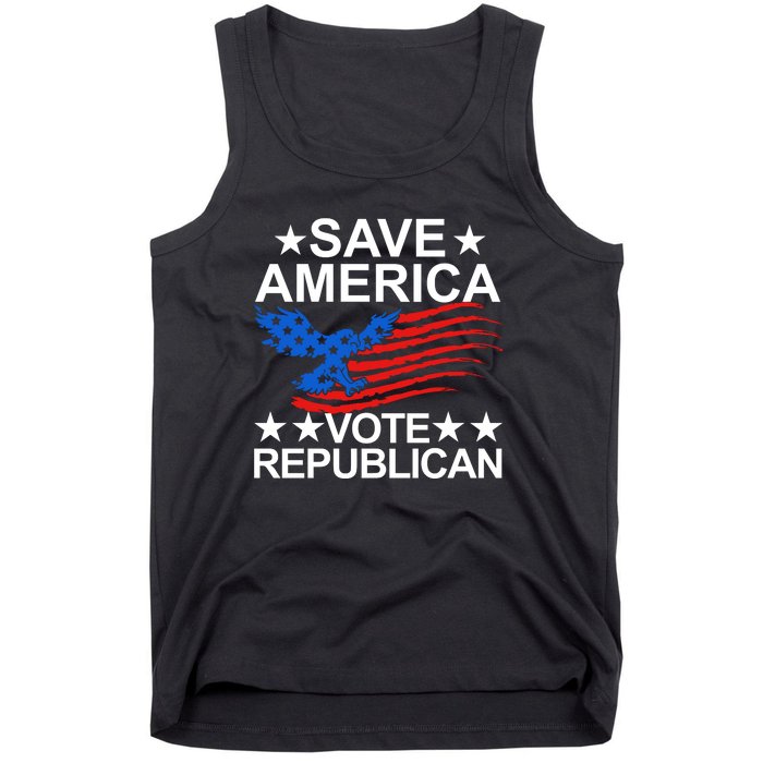 Save America Vote Republican Proud Conservative American Tank Top