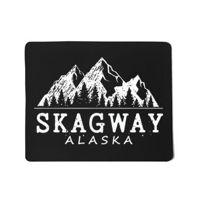 Skagway Alaska Vintage Mountains Nature Souvenir Mousepad