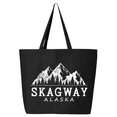 Skagway Alaska Vintage Mountains Nature Souvenir 25L Jumbo Tote
