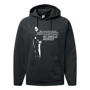 Seinfeld Art Vandelay Architect Performance Fleece Hoodie