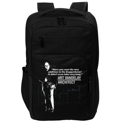 Seinfeld Art Vandelay Architect Impact Tech Backpack