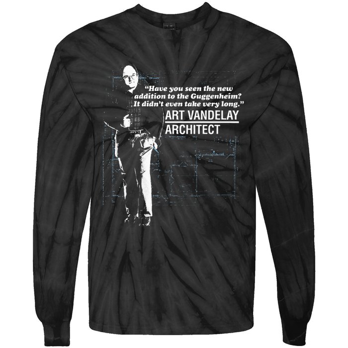 Seinfeld Art Vandelay Architect Tie-Dye Long Sleeve Shirt