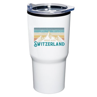 Switzerland Alps Vintage Mountains Swiss Souvenir Gift Tumbler