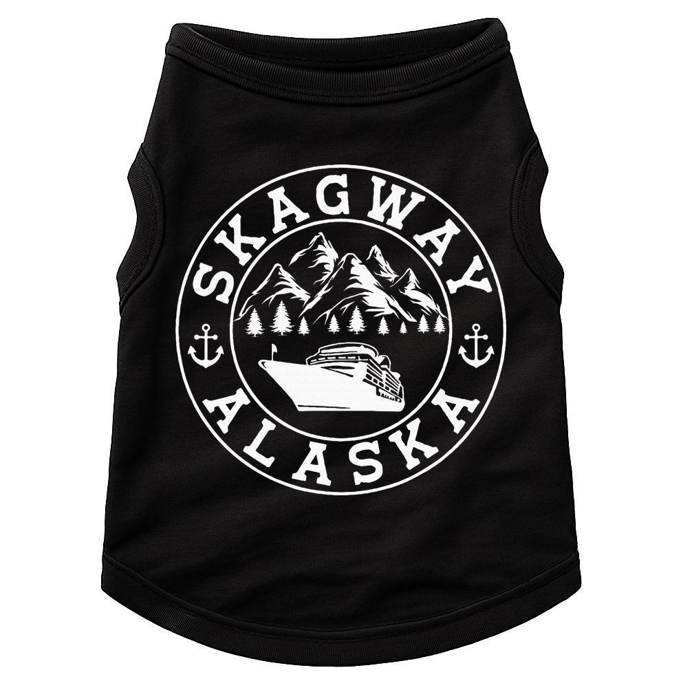 Skagway Alaska Vacation Souvenir And Cruise Gifts Doggie Tank