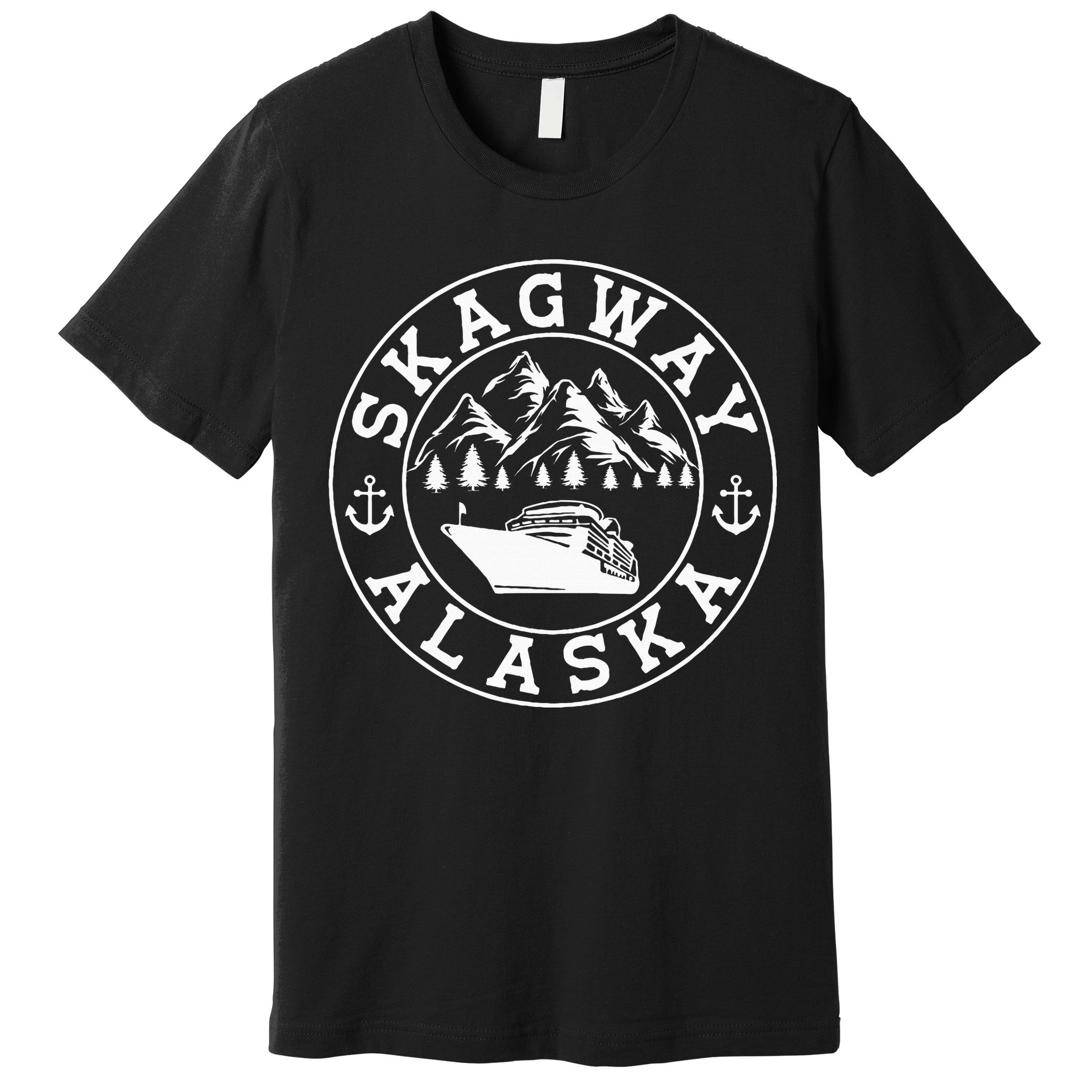 Skagway Alaska Vacation Souvenir And Cruise Gifts Premium T-Shirt