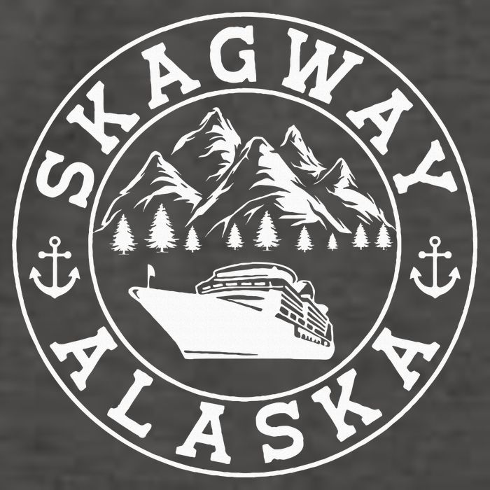 Skagway Alaska Vacation Souvenir And Cruise Gifts Vector Backpack