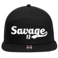 Savage AF 7 Panel Mesh Trucker Snapback Hat