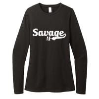 Savage AF Womens CVC Long Sleeve Shirt