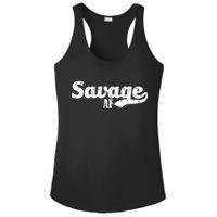 Savage AF Ladies PosiCharge Competitor Racerback Tank