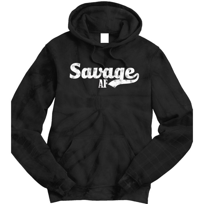 Savage AF Tie Dye Hoodie