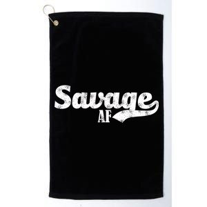 Savage AF Platinum Collection Golf Towel