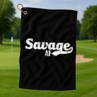 Savage AF Golf Towel