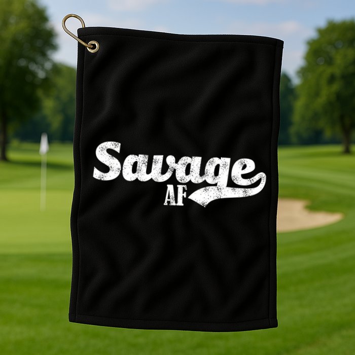 Savage AF Golf Towel