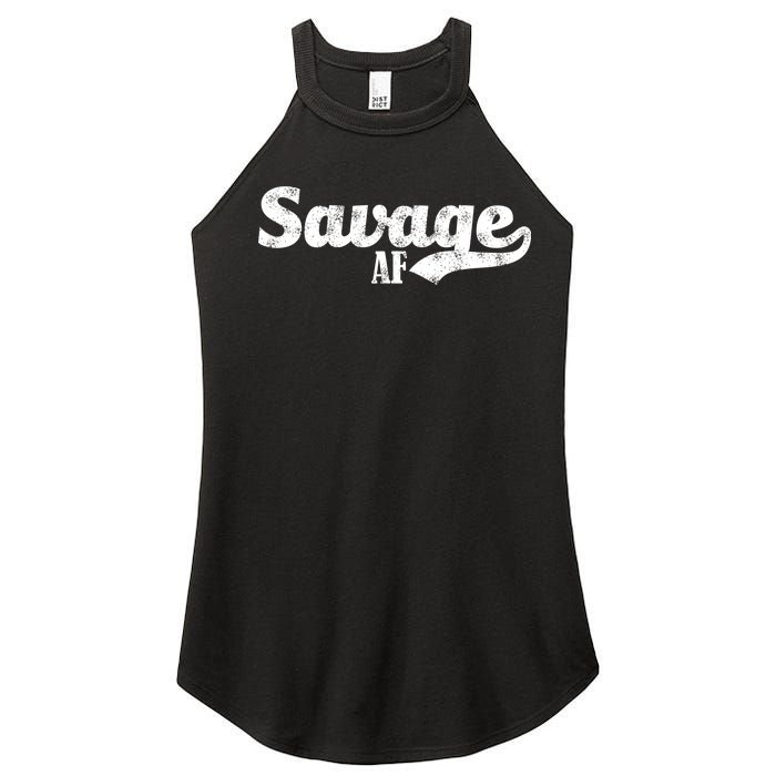 Savage AF Women's Perfect Tri Rocker Tank