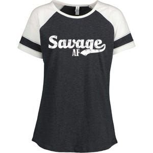 Savage AF Enza Ladies Jersey Colorblock Tee