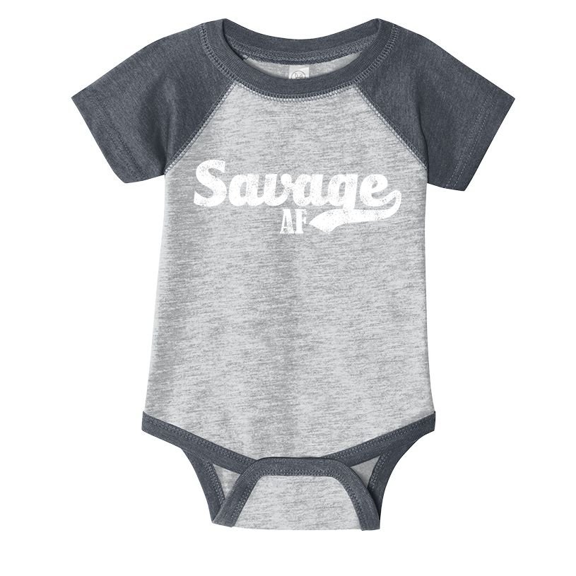 Savage AF Infant Baby Jersey Bodysuit