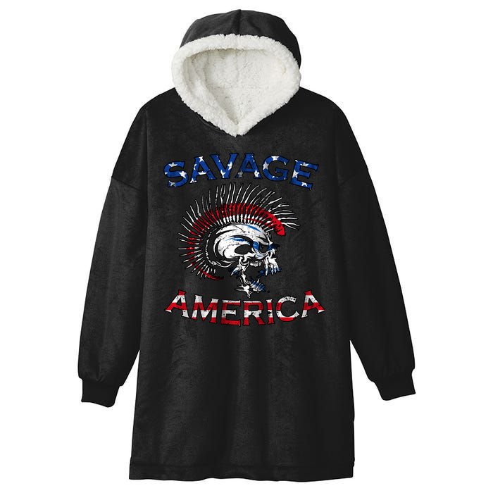 Savage America Hooded Wearable Blanket