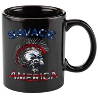 Savage America 11oz C Handle Ceramic Mug