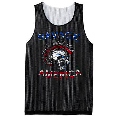 Savage America Mesh Reversible Basketball Jersey Tank