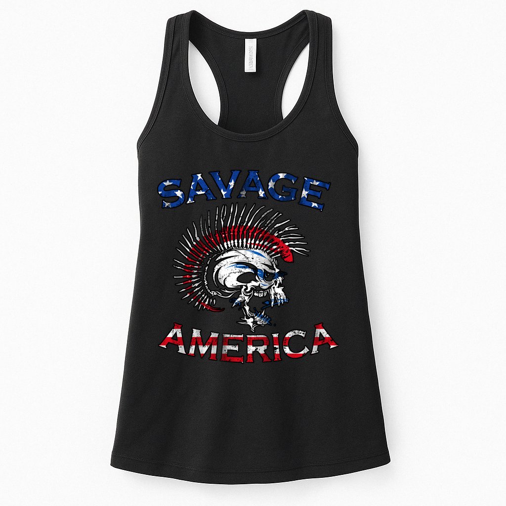 Savage America Womens Tank Top