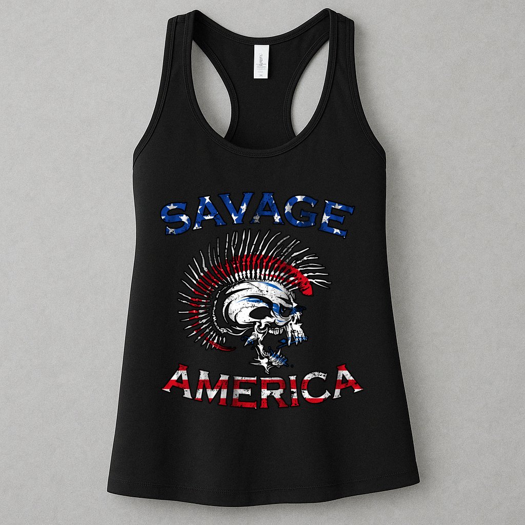 Savage America Womens Tank Top