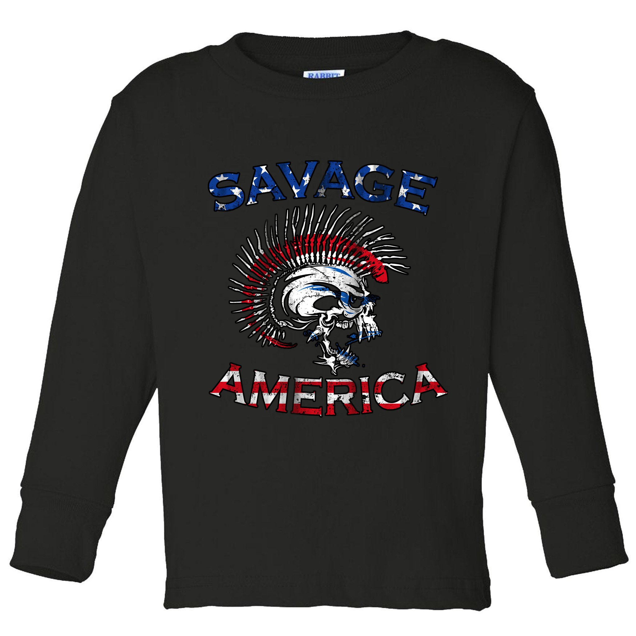 Savage America Toddler Long Sleeve Shirt