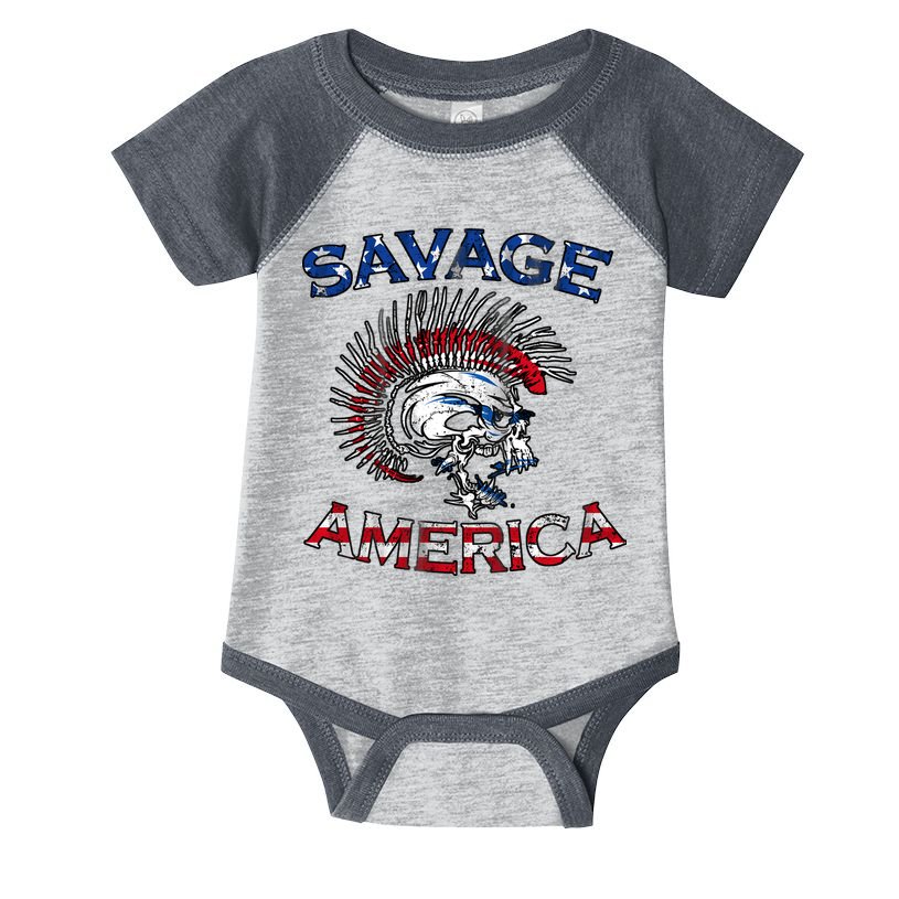 Savage America Infant Baby Jersey Bodysuit