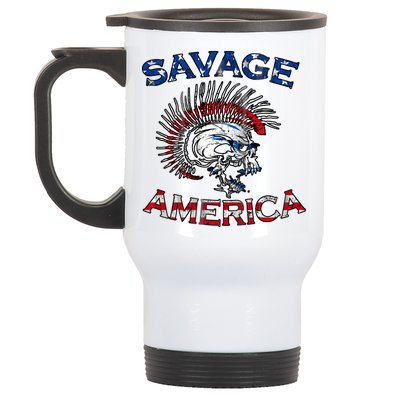 Savage America Stainless Steel Travel Mug