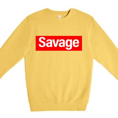 Savage Logo Premium Crewneck Sweatshirt