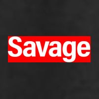 Savage Logo 7 Panel Mesh Trucker Snapback Hat