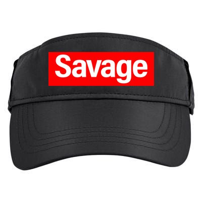 Savage Logo Adult Drive Performance Visor