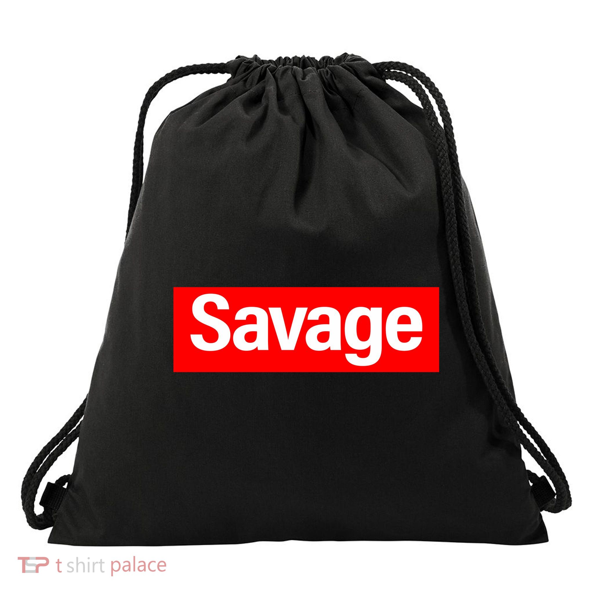 Savage Logo Drawstring Bag